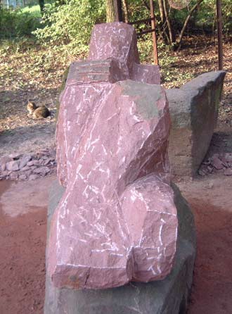 Sculpture made of Buntsandstein