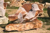 Sculpture out of porphyry