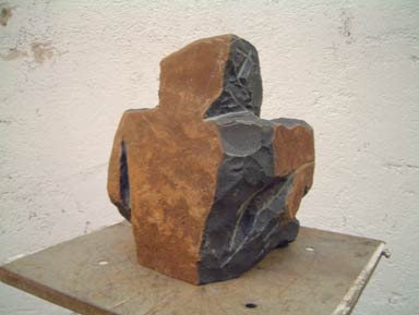 Skulptur von hinten