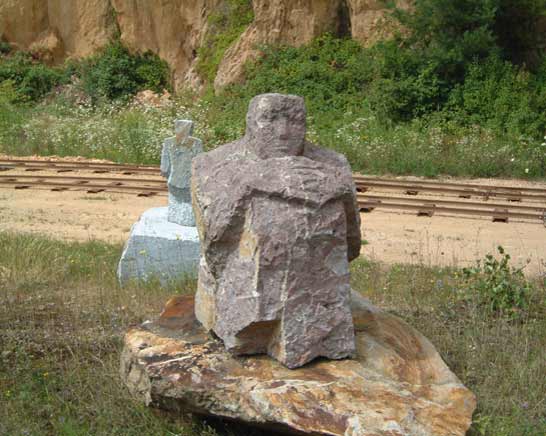 Sitting sculpture